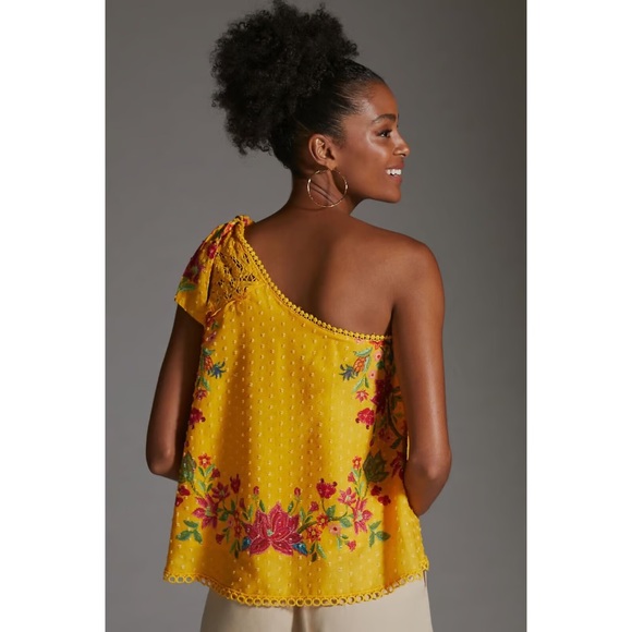 Farm Rio Flower Embroidered Top - Picture 3 of 6